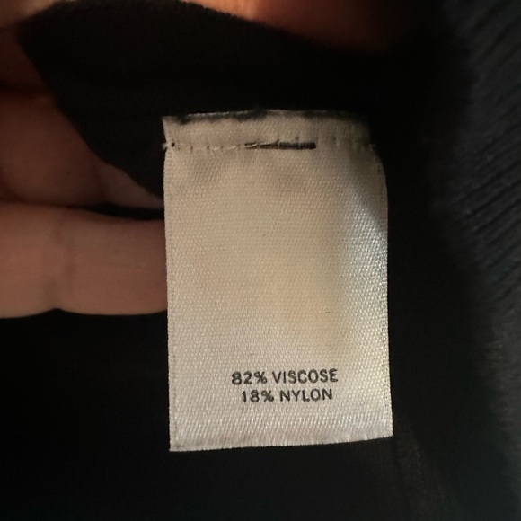 Black Button Up Cardigan, Size XL - Picture 3 of 5